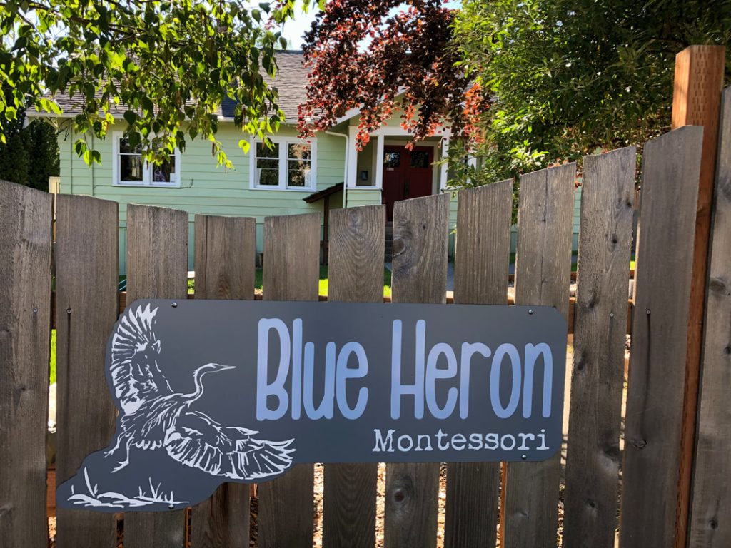 Blue Heron Sign